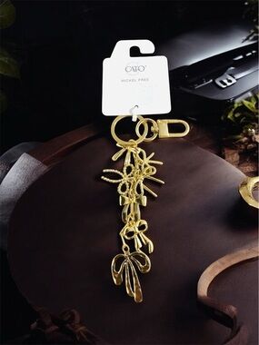 Cato Gold Bow Charms Bag Charm & Keychain